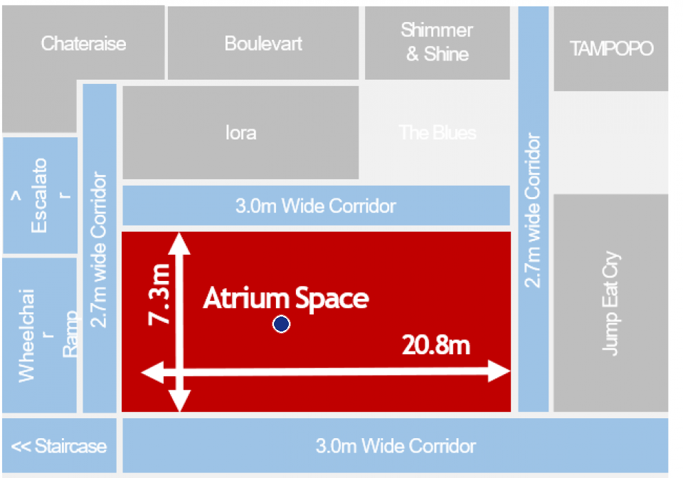 Oasis Terraces L2 Indoor Atrium