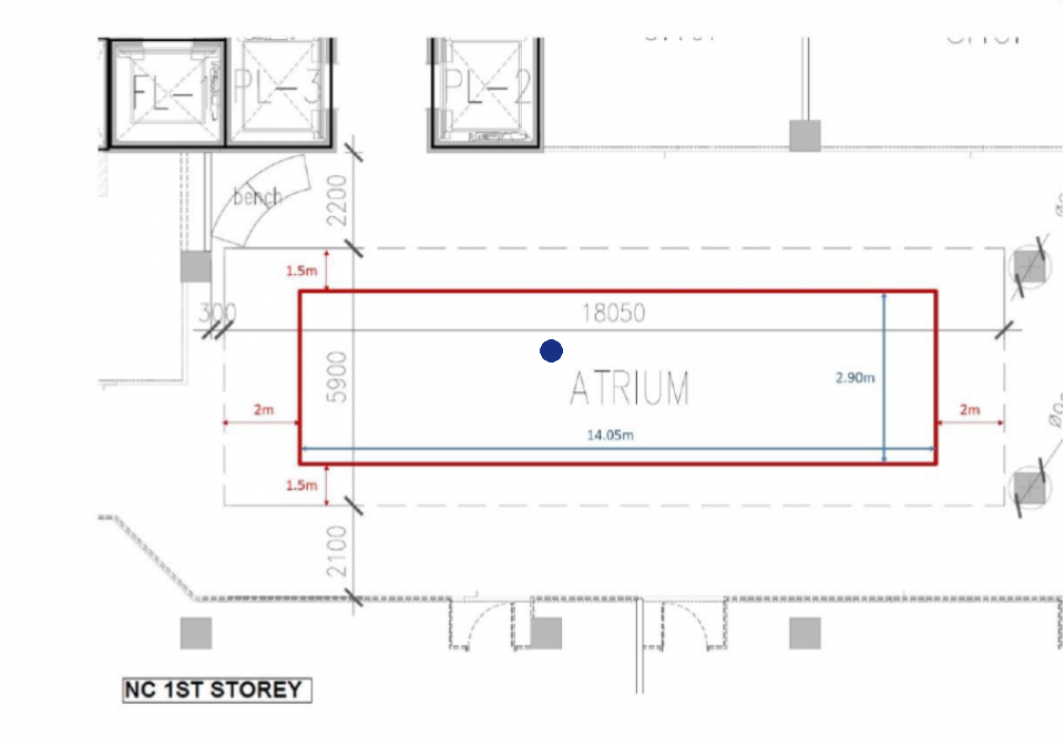 Canberra Plaza L1 Indoor Atrium